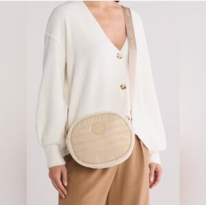 Pajar Circle Faux Shearling Crossbody Bag BRAND NEW